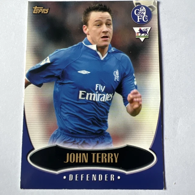 John Terry Chelsea Premier League Goldkarte 2002/2003 Topps Rookie Karte C2