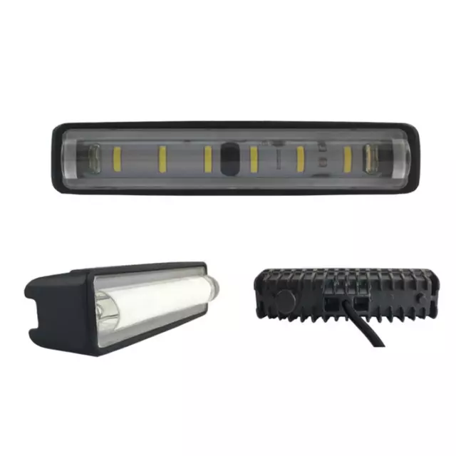 7inch LED Single Slim Spot Beam Work Light Bar off Road Lamps White 6500K 90W