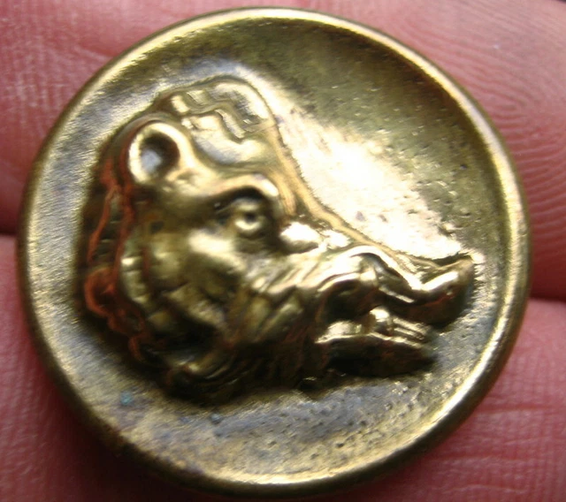 Bouton ancien - Chasse ou Vènerie Anglaise - 28 mm - English Sporting Button