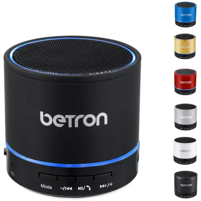 Betron Bluetooth Speaker Wireless Portable SD Card Slot Stereo Extra Bass USB