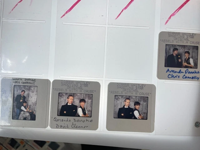 Dw4-837 Amanda Donahoe & Chris C. Lot (4) 35Mm Orig Slide Via Dianna Whitley