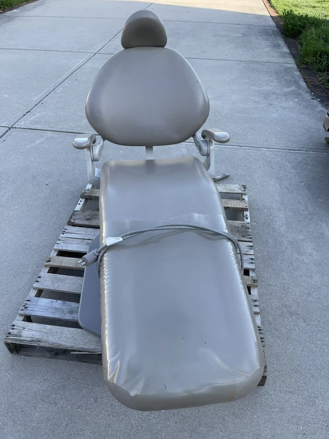 Adec 1021 Dental Patient Exam Chair W/ Foot Control Tan FOR LOCAL PICKUP ONLY