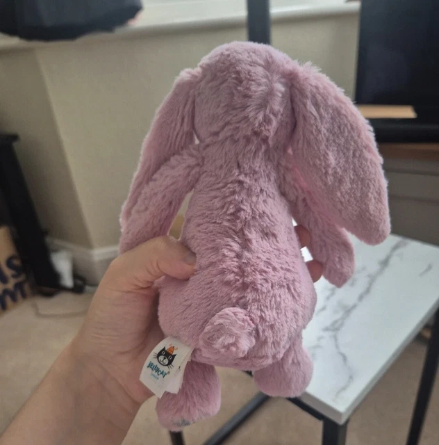 JELLYCAT SMALL BASHFUL Blossom Tulip Pink Bunny Rabbit Soft Toy Plush £
