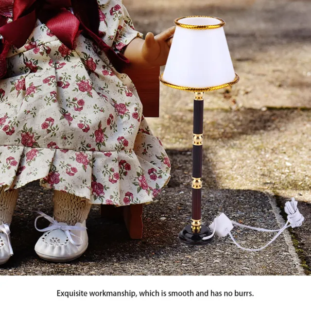 1:12 Lamp Model Mini Floor Lamp Doll&apos;s Home For Dollhouse