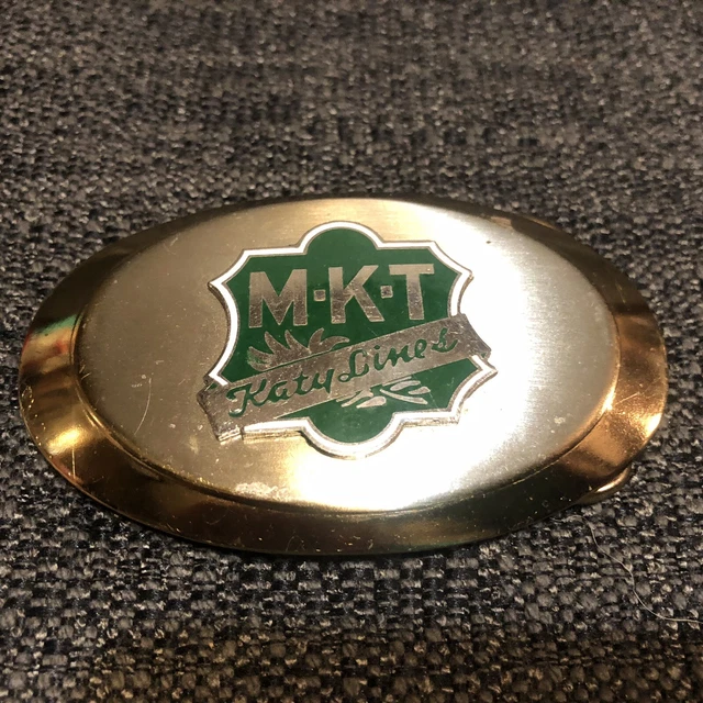 MKT Katy Lines Railroad Belt Buckle  Missouri Kansas Texas