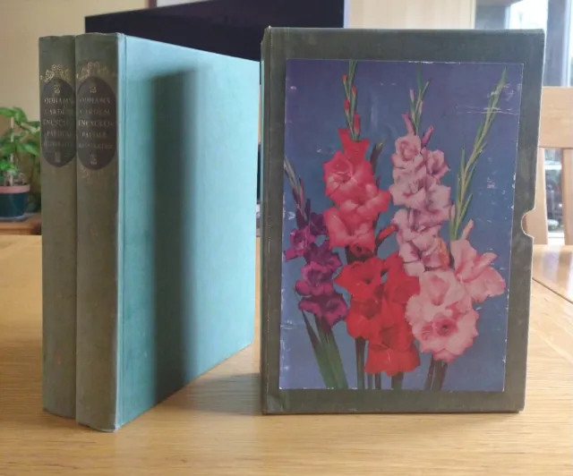 Odhams Press Garden Encyclopedia Illustrated (2 Vol Box) Richard Sudell, 1959,