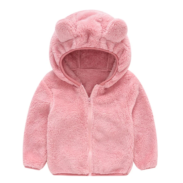 Cappotto d'orso autunno e bambino cappotto di pelliccia con cappuccio cappotto caldo