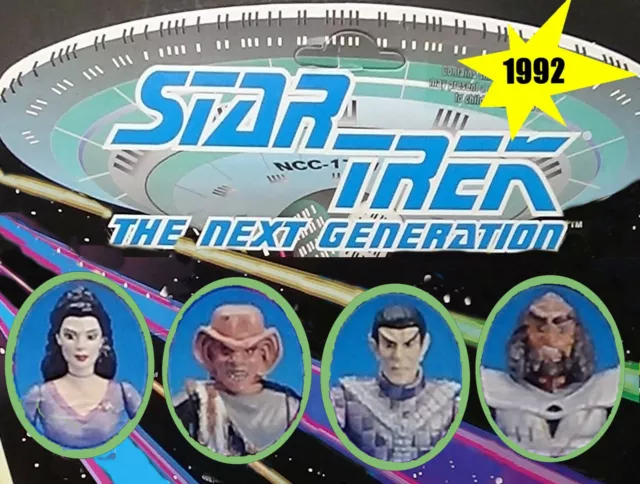 Prossimo Generazione 1992 Girocollo Sciolto Basi & Accessori Star Trek Playmates