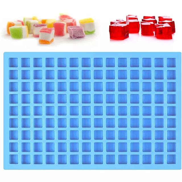 126 Cavity Square Candy Molds Silicone Mold for Hard Candy Chocolate Ganache YK