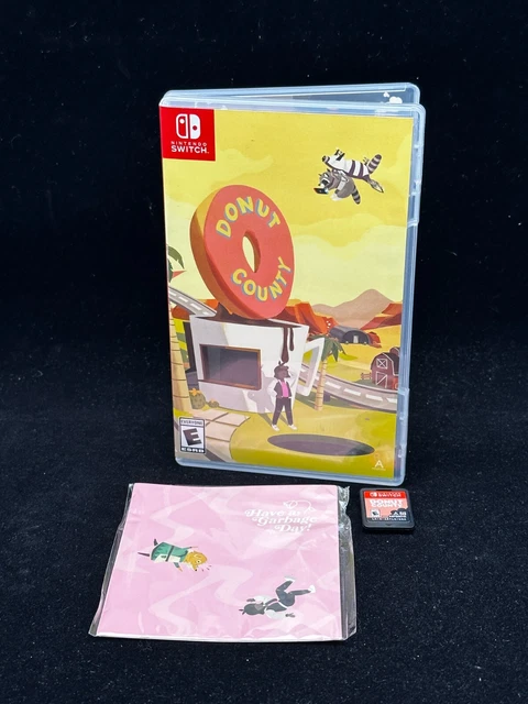 Donut County Nintendo Switch CIB Complete Authentic iam8bit Region Free Donut County Nintendo Switch CIB Complete Authentic iam8bit Region Free