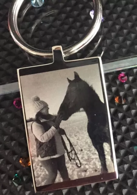 Personalised Engraved Photo & Text Keyring | FATHERS DAY GIFT , Dad, Grandad 3