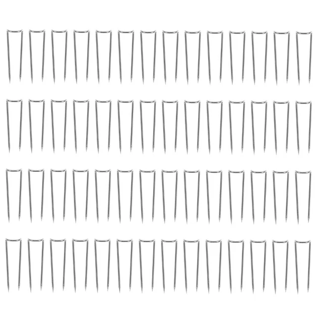 50 piezas Suministros de pasadores de costura en forma de U acolchado modelado artesanías metal