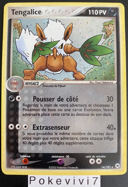 Pokemon Card TENGALICE 14/101 Holo Block EX Forgotten Legends FR