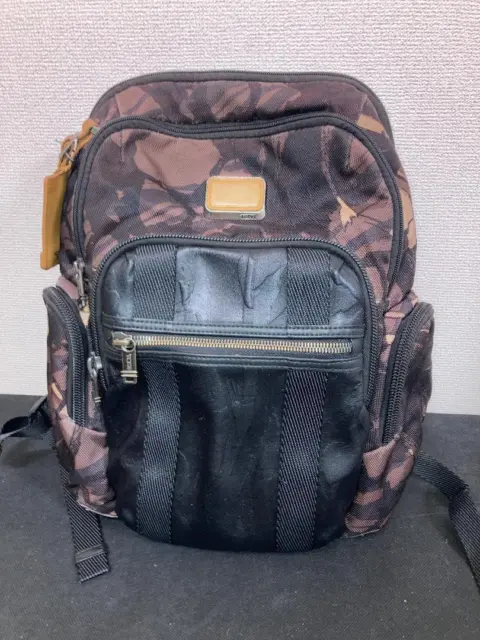 TUMI Alpha Bravo Nellis Backpack Rucksack Camouflage Used Japan