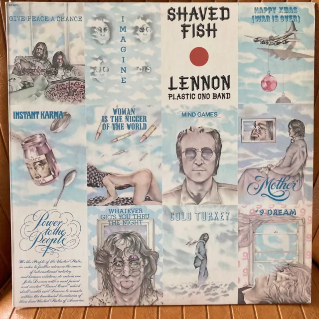 John Lennon Shaved Fish Apple First Press Vinyl Lp Record Album Tested Clean !! John Lennon Shaved Fish Apple First Press Vinyl Lp Record Album Tested Clean !!