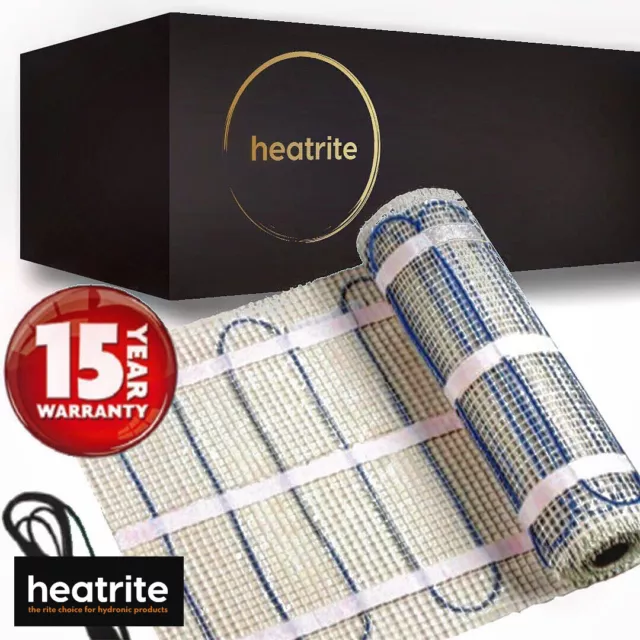 Various Sizes - Under Tile Heating Mat - Electric Underfloor Undertile Heat Mats