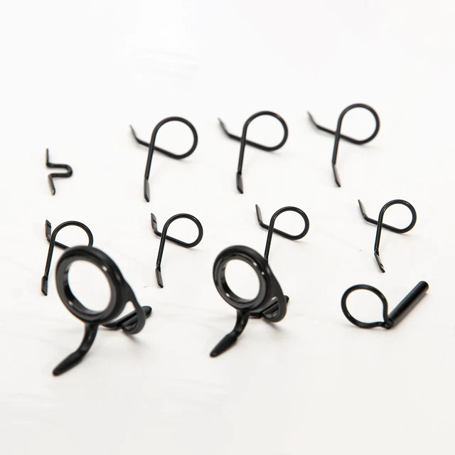 Kit Anelli Guida Per Canna Da Pesca - 7 Taglie In Acciaio Inox E Ceramica, 1.6-2.8mm, Per Riparazione