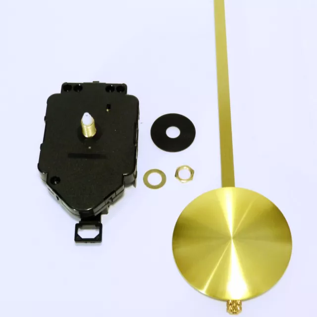 New Quartz Pendulum Clock Movement Kit & Metal Hands - Clock Making