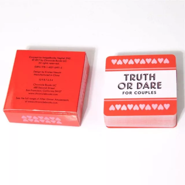 Card Game Lovers Adults Truth Or Dare Couples Paper-Funny Party Board Game Cards