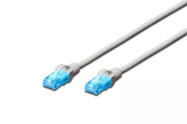Digitus CAT 5e U-UTP patch cable, 7m, network, LAN DSL Ethernet cable, PVC, CCA,