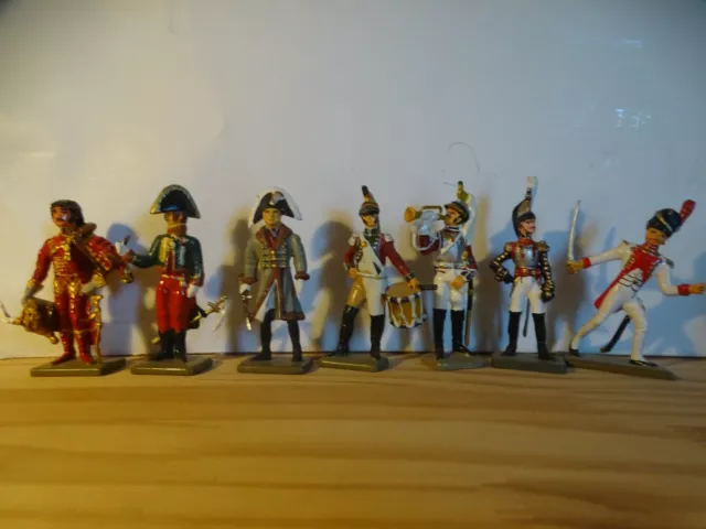 Lot de 7 soldats de plomb Collection Starlux Soldats de Napoléon