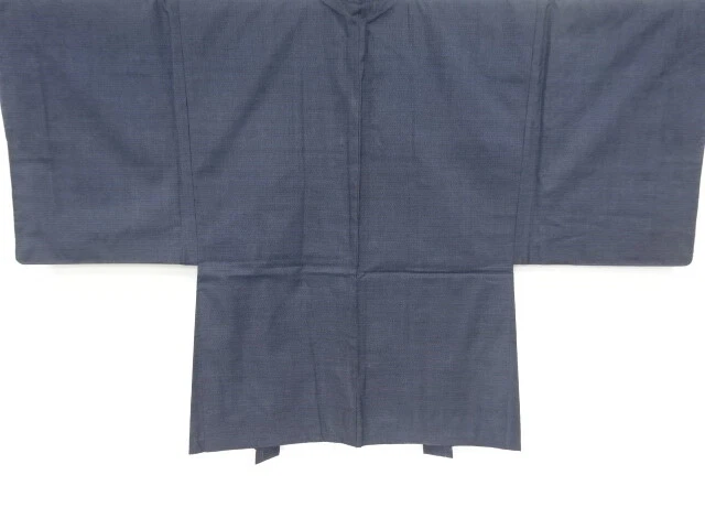 37311# Japanese Kimono / Antique Haori / Doro Oshima Tsumugi