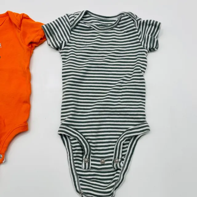 Carters Baby Infant Boys Size 3 Months 2 Piece Short Sleeve Bodysuit Lot 1595 3