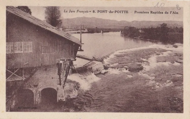 CPA Pont de Poitte / Patornay - 39 Jura - Premiers rapides de l'Ain - TBE