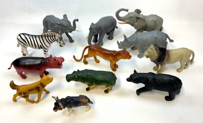 assorted animal figures