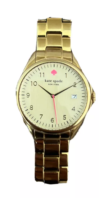 Kate Spade Seaport Champagne Dial Gold Tone Women's Watch 1YRU0030 SD