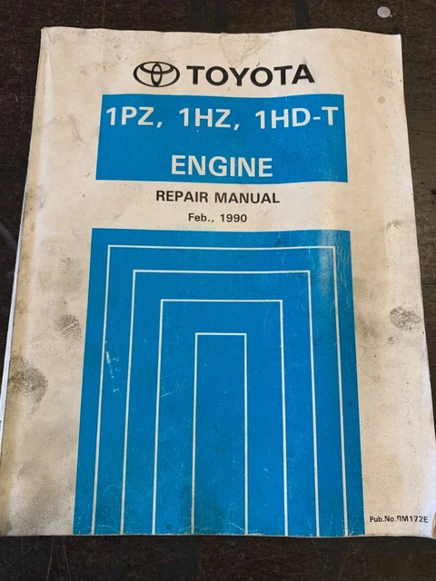 1HD-T & 1HZ genuine Toyota workshop engine manual $199.00 - PicClick AU