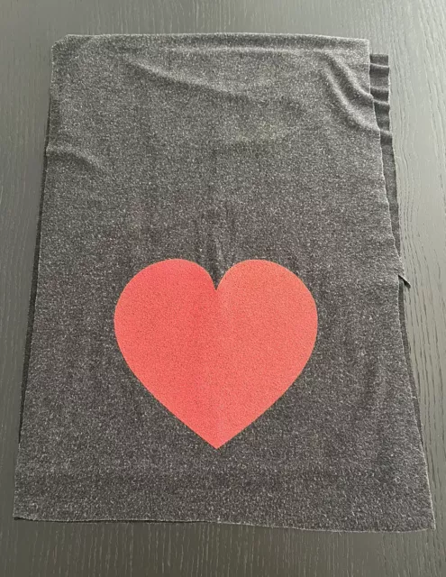 Wildfox Gray Heart Scarf RARE