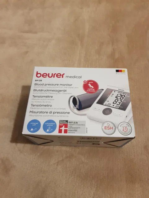 Oberarm-Blutdruckmessgerät Beurer Medical Bm28 ~ Neu