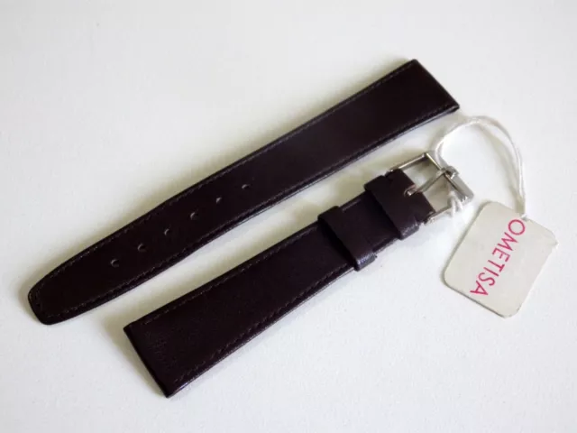 Omega 18mm online leather strap