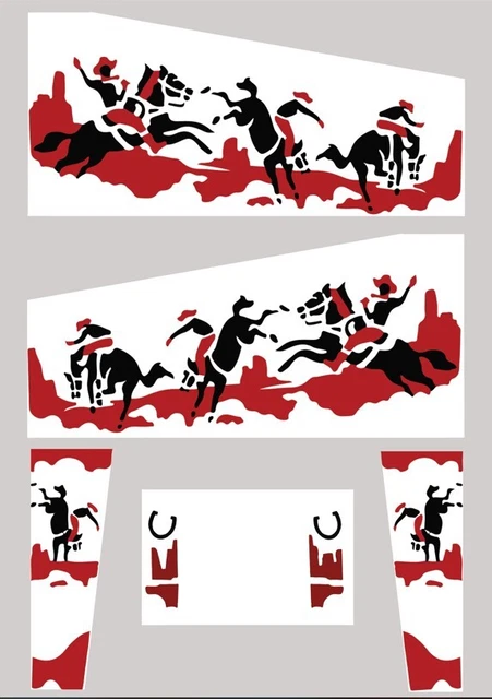 Stickers Bronco Pour Pincab Ou Flipper - Décalcomanies Made In France