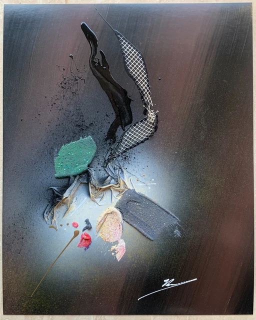 Pintura Acrílica Sobre Papel. Firmado Ilegible. Medidas: 30 X 24.  Ver Fotos