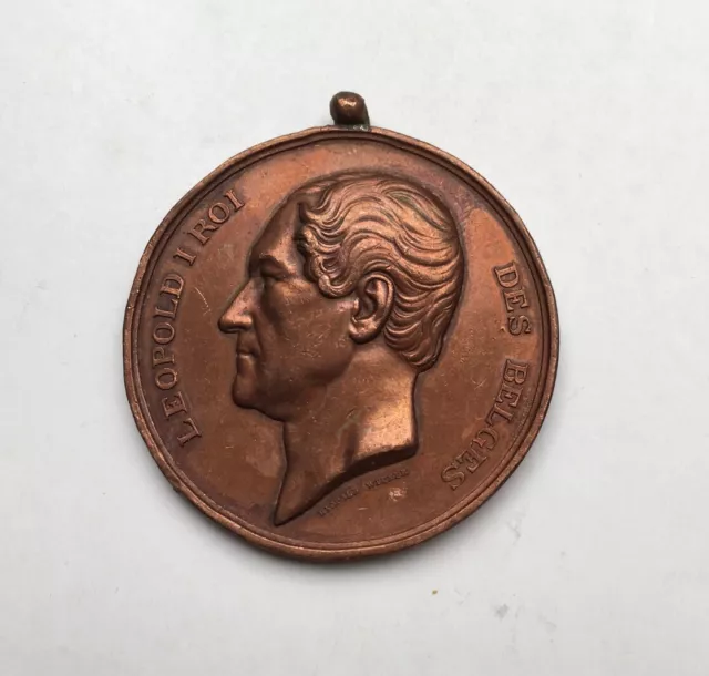Médaille En Bronze Société Agricole De L’Est De La Belgique Concours 1863
