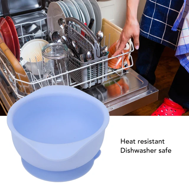 Elderly Silicone Bowl Bright Color Soft Silicone Bowl For Young Children Light