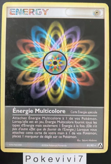 Pokemon Card ENERGY MULTI 81/92 Rare Block EX Legend Creators FR USED