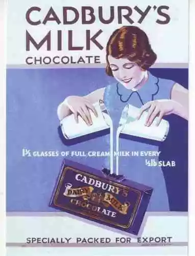 Metal Sign Cadburys Chocolate 1935 A5 8x6 Aluminium