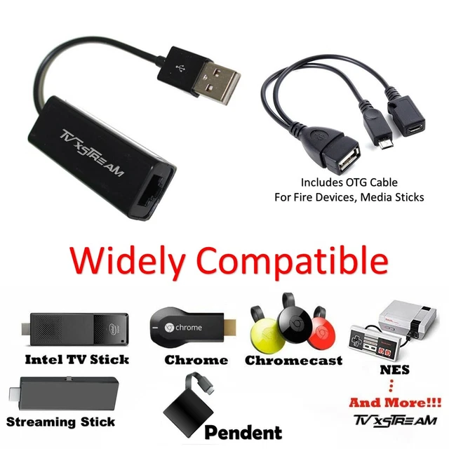 Usb Otg Cable for Fire Stick 2Nd 3Nd Gen Adapter Tv Xstream , cable otg fire tv stick