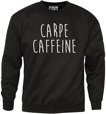 Carpe Caffeine  - Youth + Mens Sweatshirt Fashion Jumper