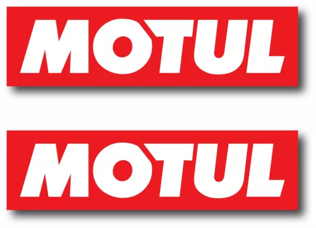 2X Motul Oil Decal Sticker Us Made Truck Vehicle Car Window