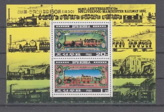 D.Railway - Locomotives Korea 2065/66 Sheetlet (MNH)