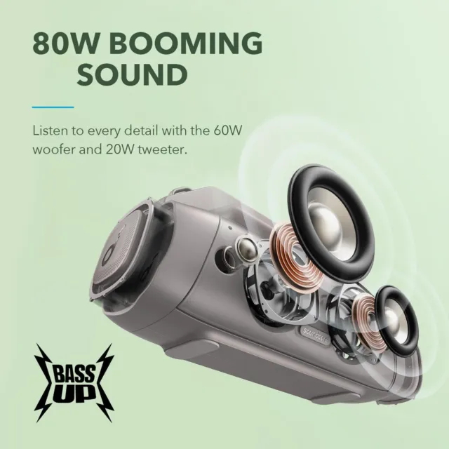 Soundcore Motion Boom Plus Outdoor Bluetooth Speaker Built-in Power Bank IP67 3