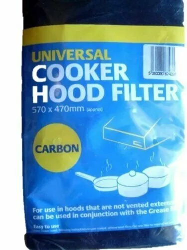 Universal Cooker Hood Carbon Filter Replacement Just Cut 2 Sze