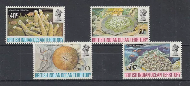 Fish Marine Life British Indian Ocean Territory 44-47 Coral (MNH)