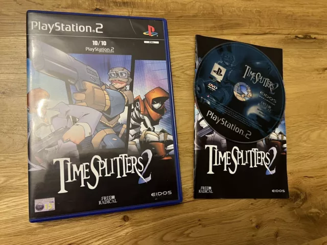 TimeSplitters 2 Sony PlayStation 2 Game Complete With Manual PAL