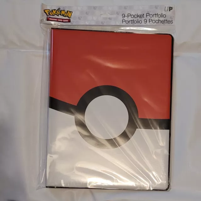 Ultra Pro Pokemon 9 Pocket Pokeball Binder - Holds Up To 180 Cards - Brand New