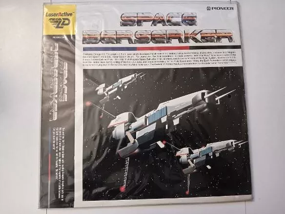 Space Berserker Pioneer LaserActive Mega LD NTSC US Brand New Factory Sealed